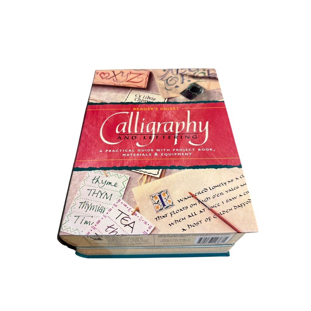 Readers Digest Calligraphy and Lettering Kit Book Materials Equipment Set NEW